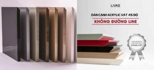 Cánh Acrylic bóng gương - cốt nhựa đặc