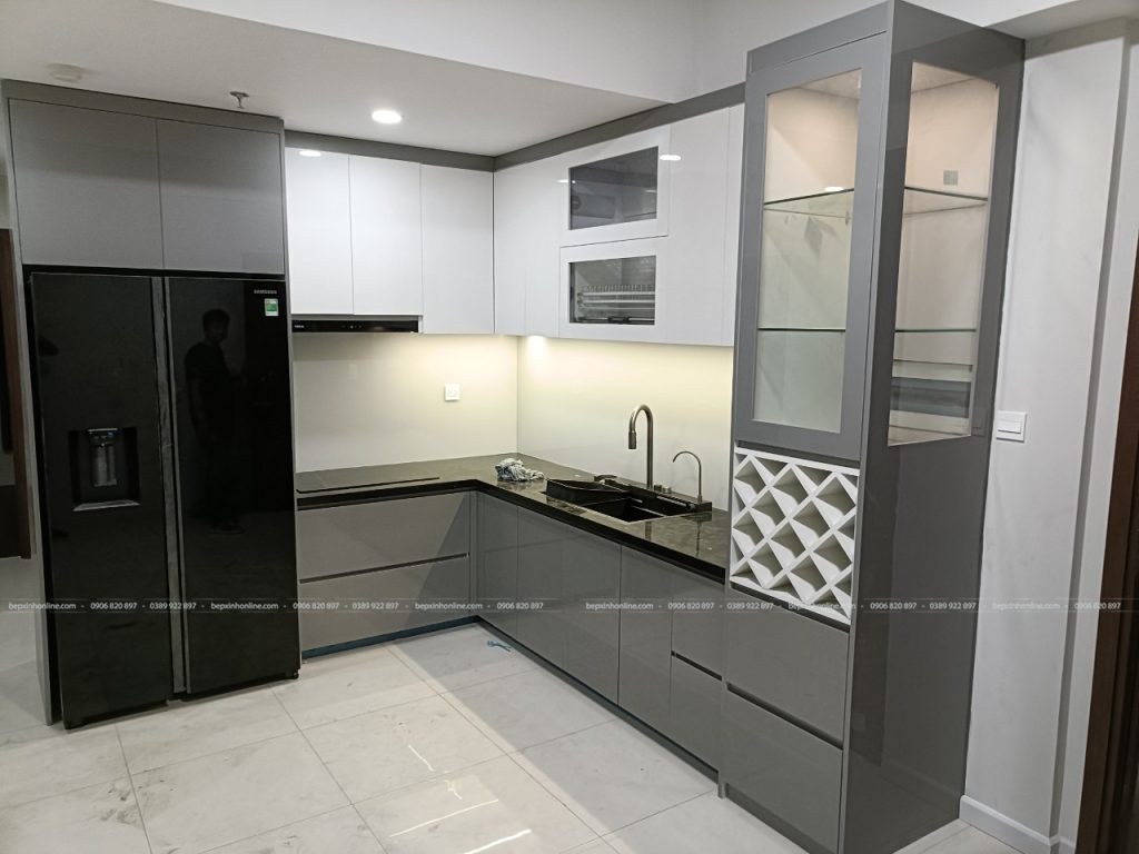 Hoàn thiện thi công Tủ bếp A Hoàng