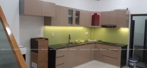 Hoàn thiện công trình Tủ bếp Acrylic A Đạt